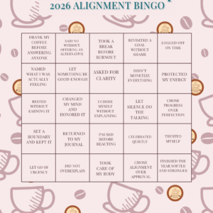 2026 Alignment Bingo Card